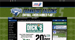 Desktop Screenshot of frankfortfalcons.org